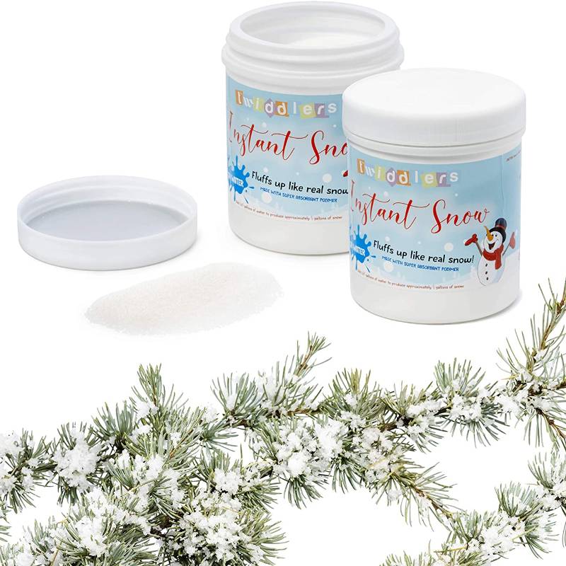 2 DIY Artificial Snow Tubs