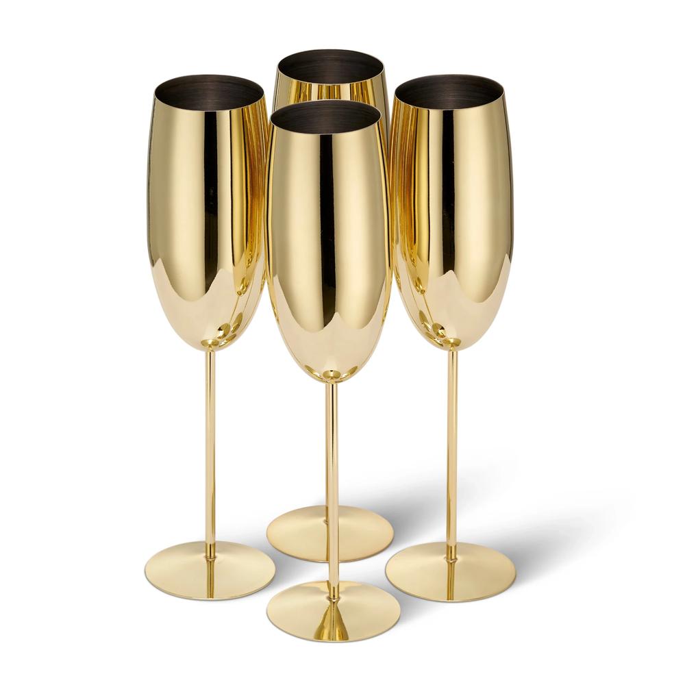 Stainless Steel Gold Flutes