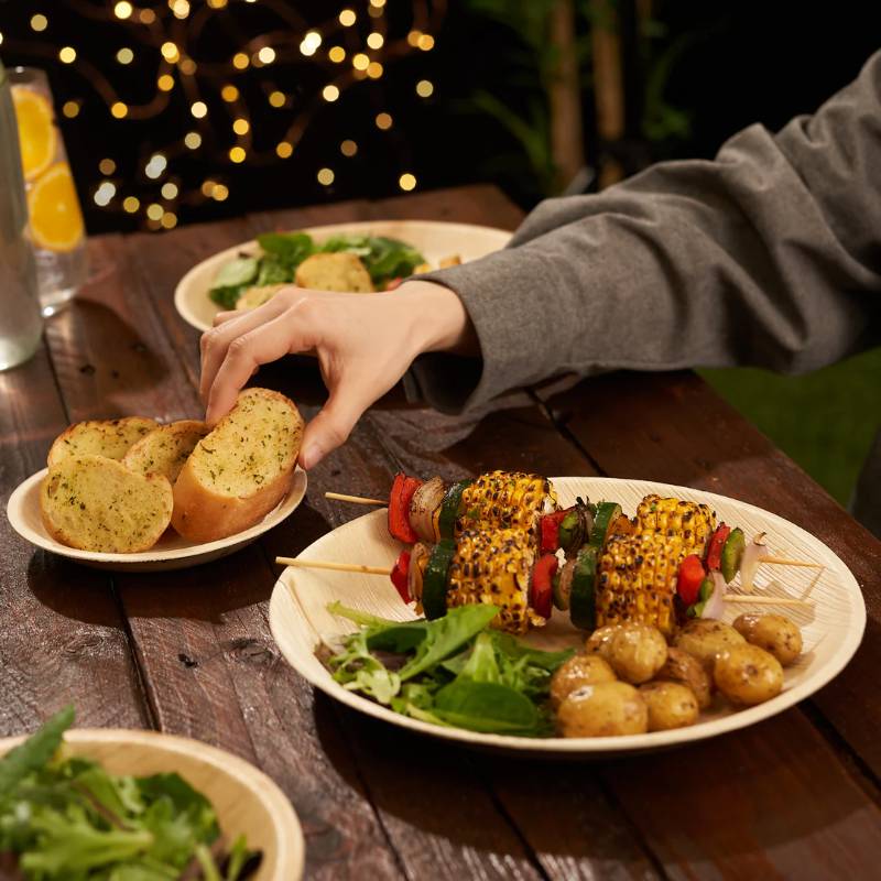 40-piece Palm Leaf Plate Set