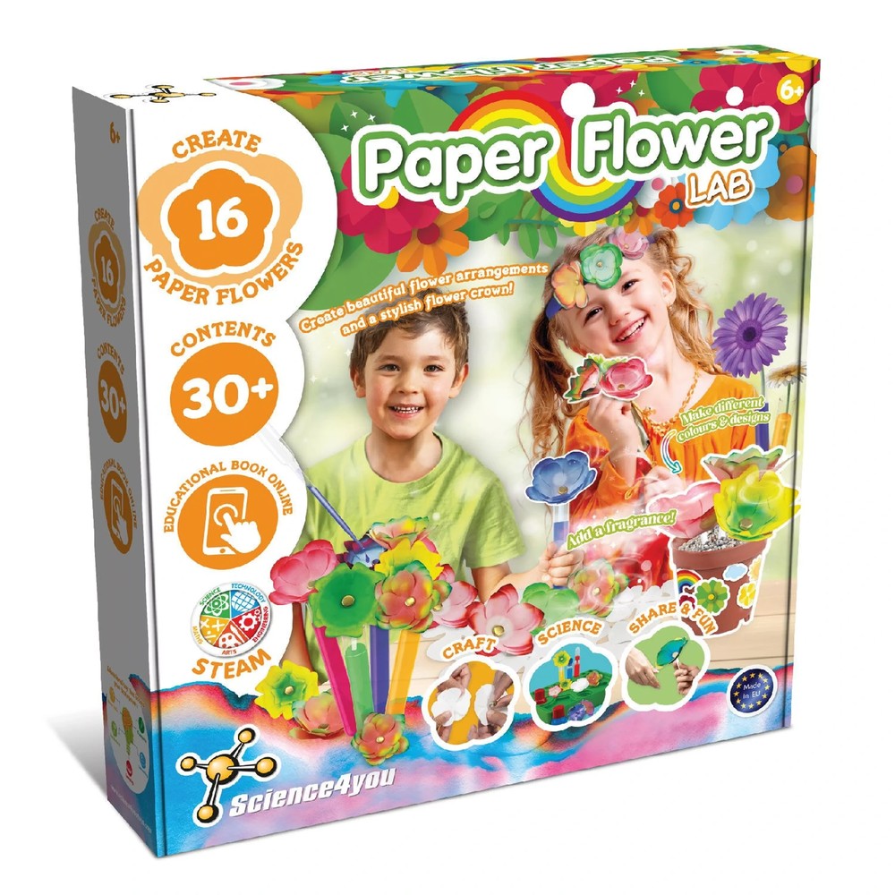 Papierblumen Bastelset