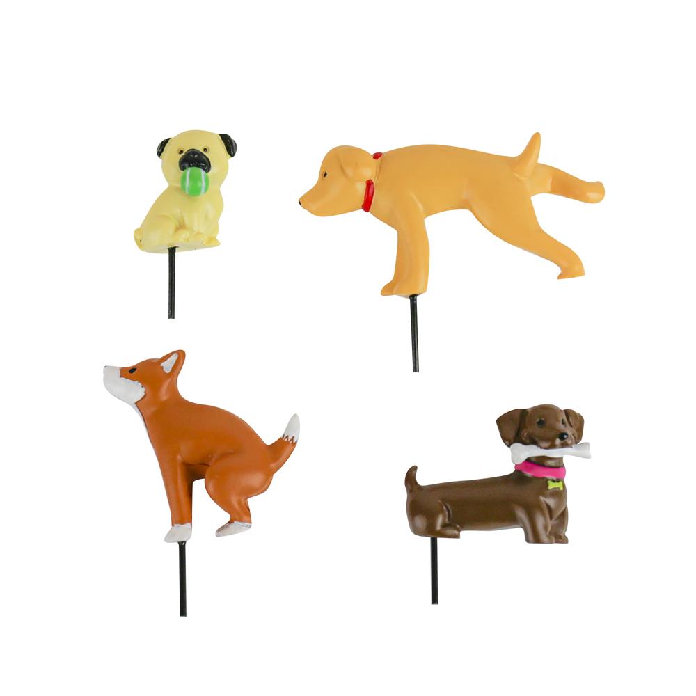 Adorable Dogs Plant Markers
