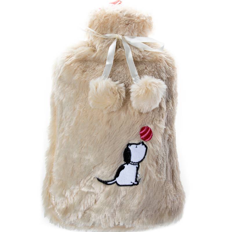 Dog Hot Water Bottle With Plush Cover
