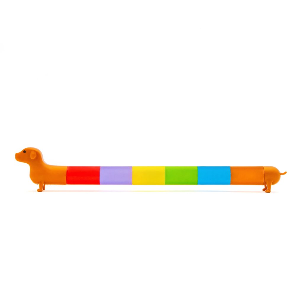 Regenbogen-Dackel-Textmarker