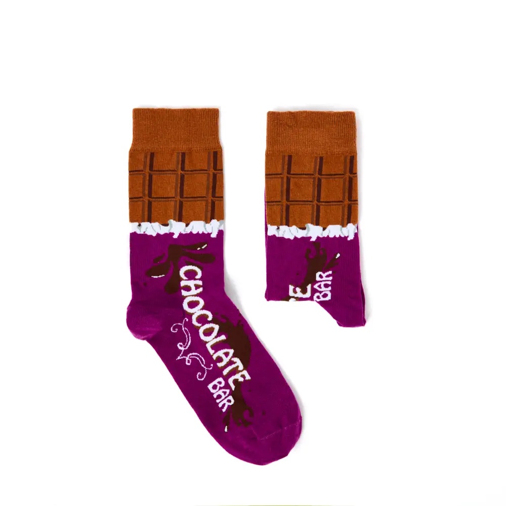 Schokoladentafel-Socken