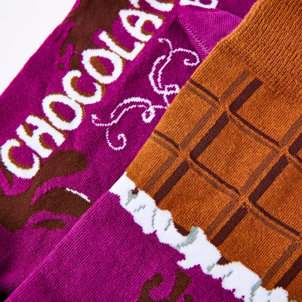 Schokoladentafel-Socken
