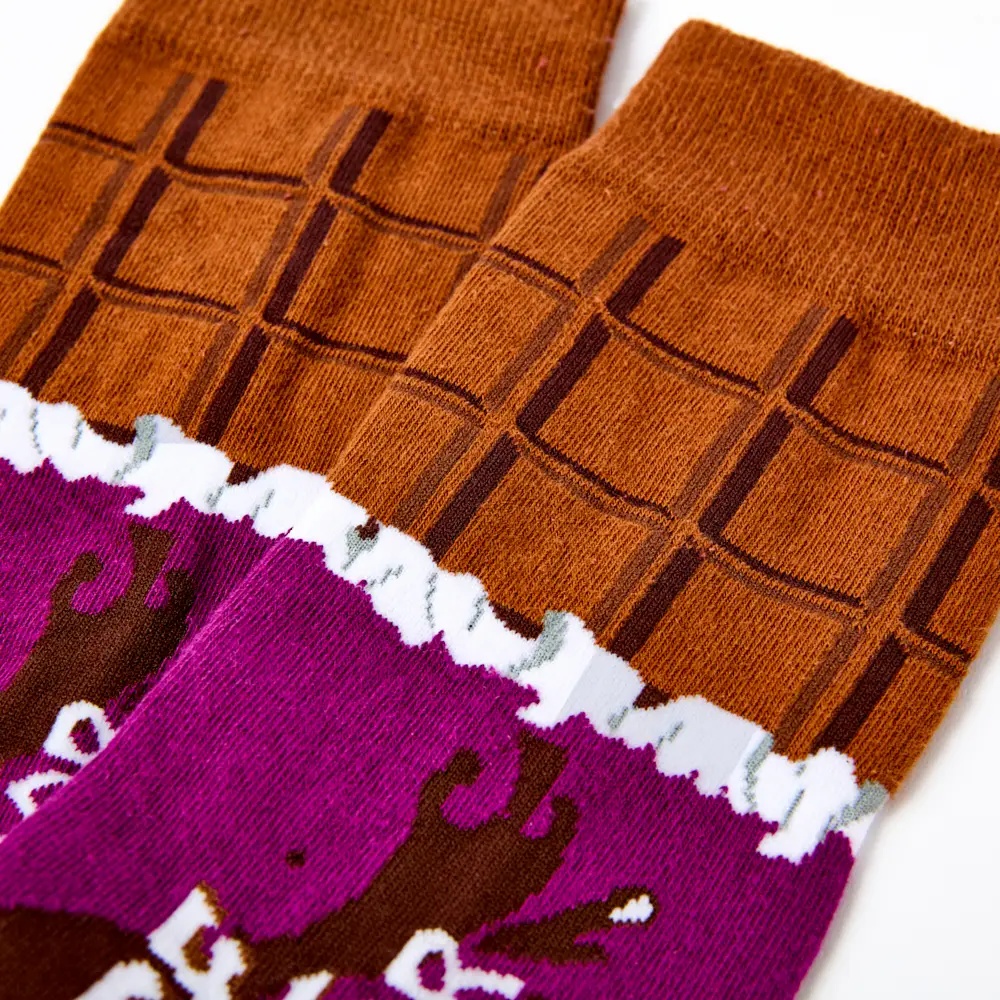 Schokoladentafel-Socken