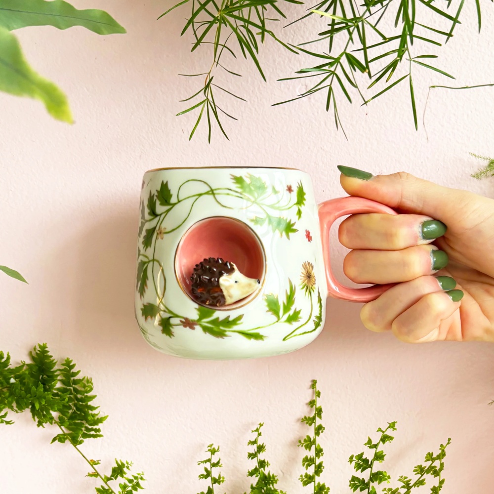 Secret Garden Igel Tasse