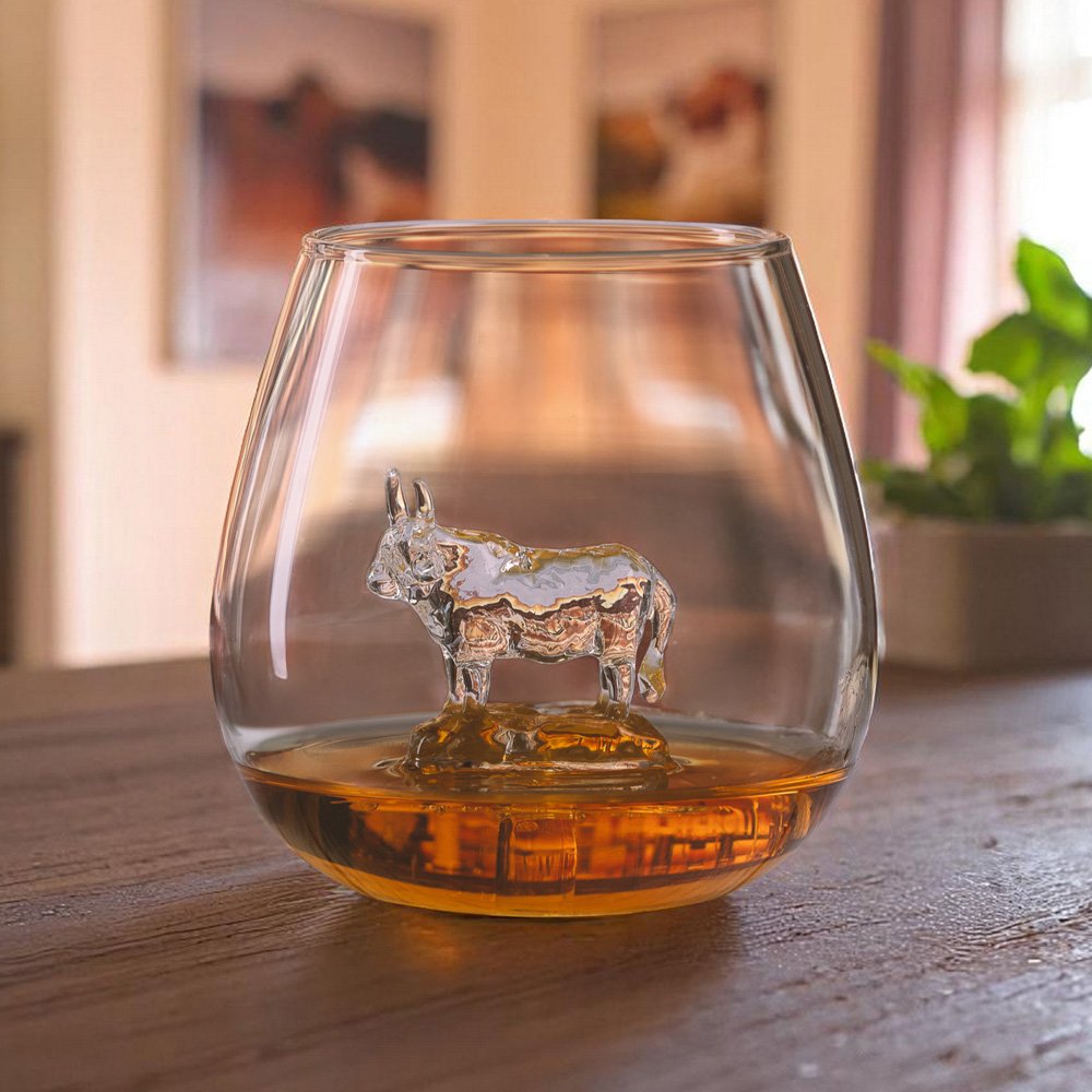 Trinkglas Hochlandrind