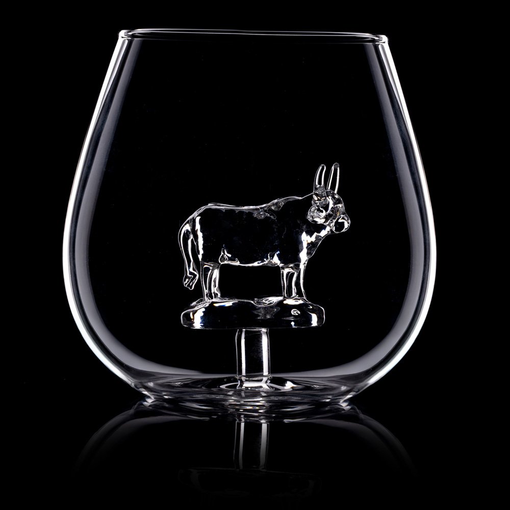 Trinkglas Hochlandrind