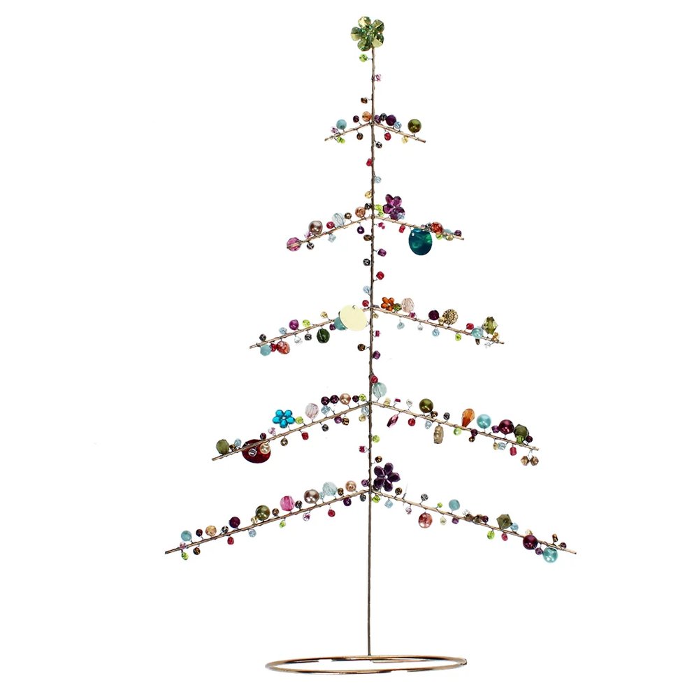 Weihnachtsbaum mit Perlen