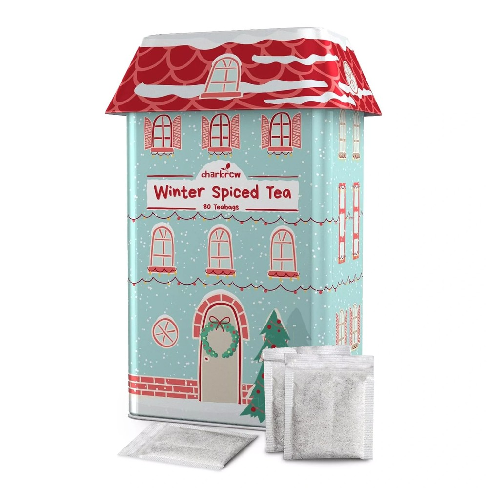 Weihnachtshaus-Tee-Set