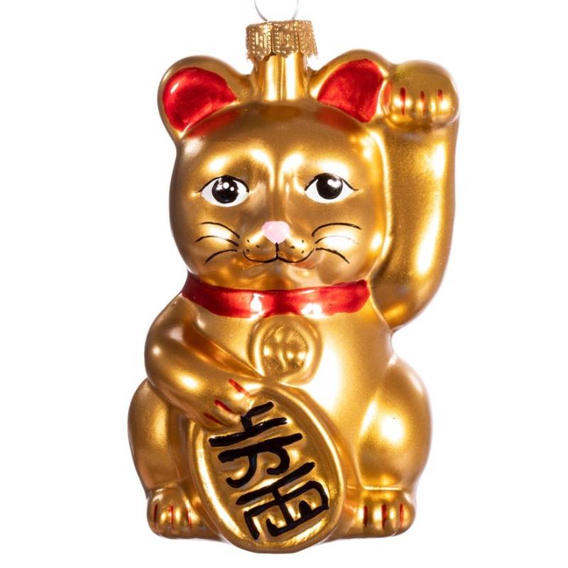 Lucky Cat Shaped Bauble