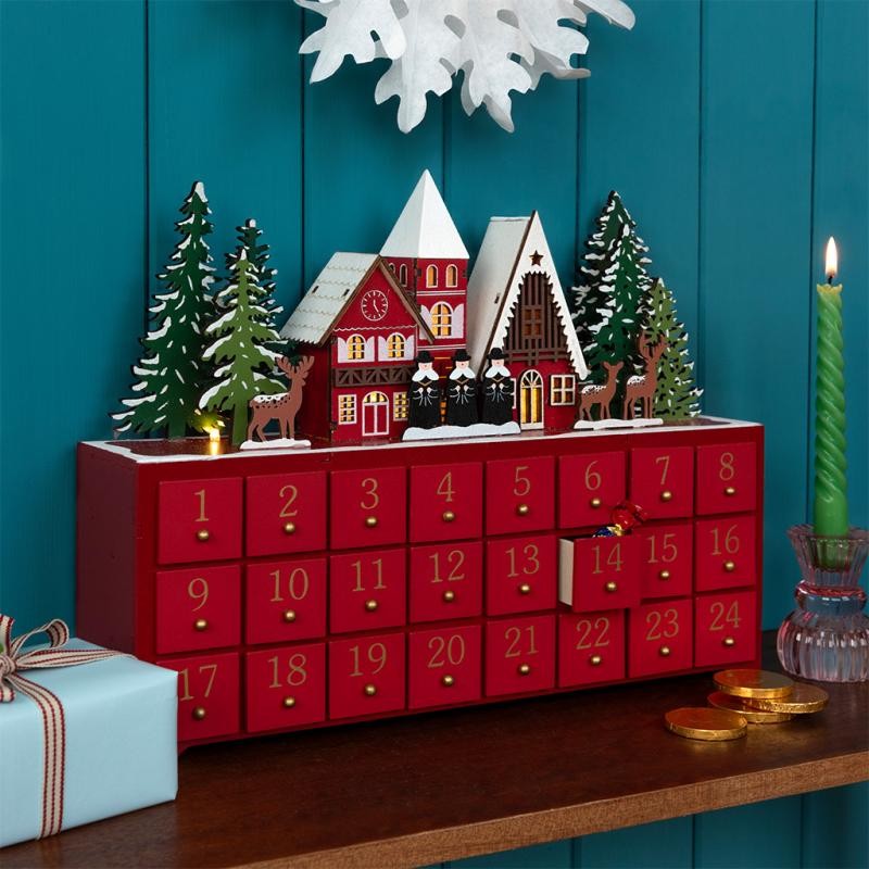 Weihnachtssinger Adventskalender zum Selberfllen