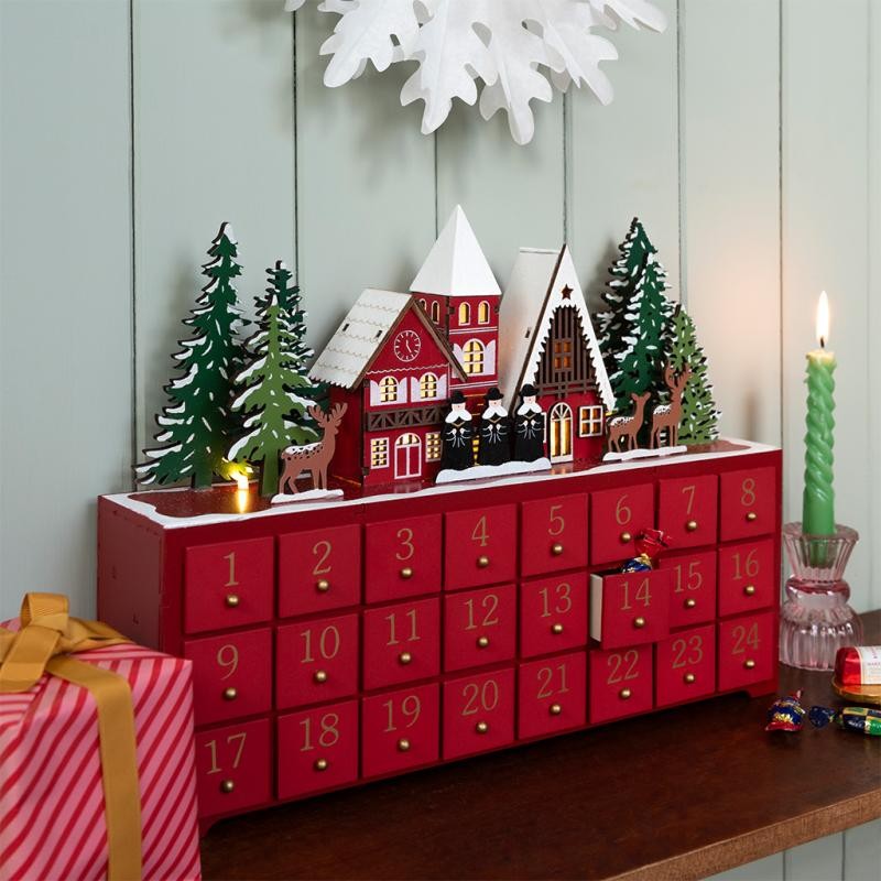 Weihnachtssinger Adventskalender zum Selberfllen