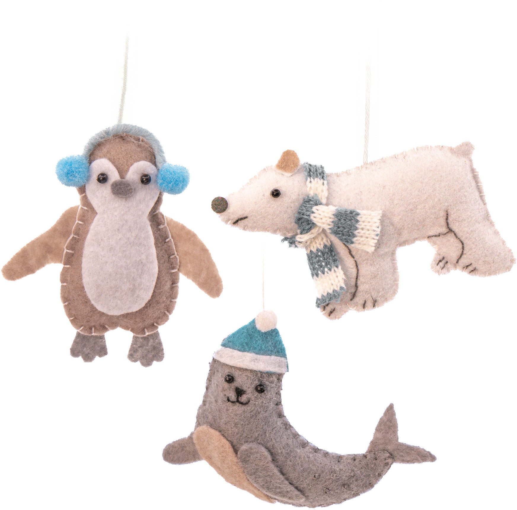 Wintertiere Weihnachtsschmuck