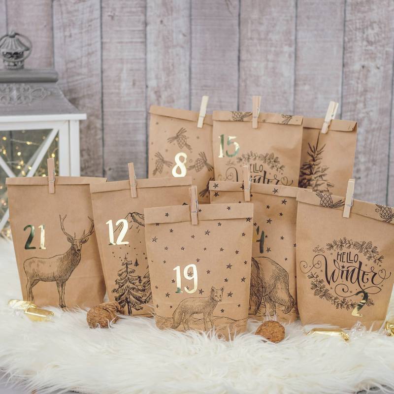 DIY Advent Calendar Cozy Winter