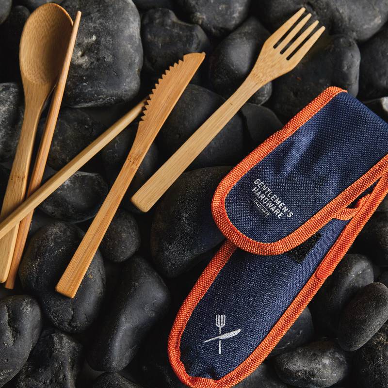 Travel Bamboo Cutlery Set