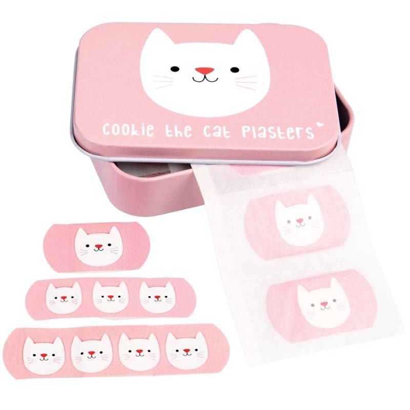 Cookie The Cat Plasters In A Tin