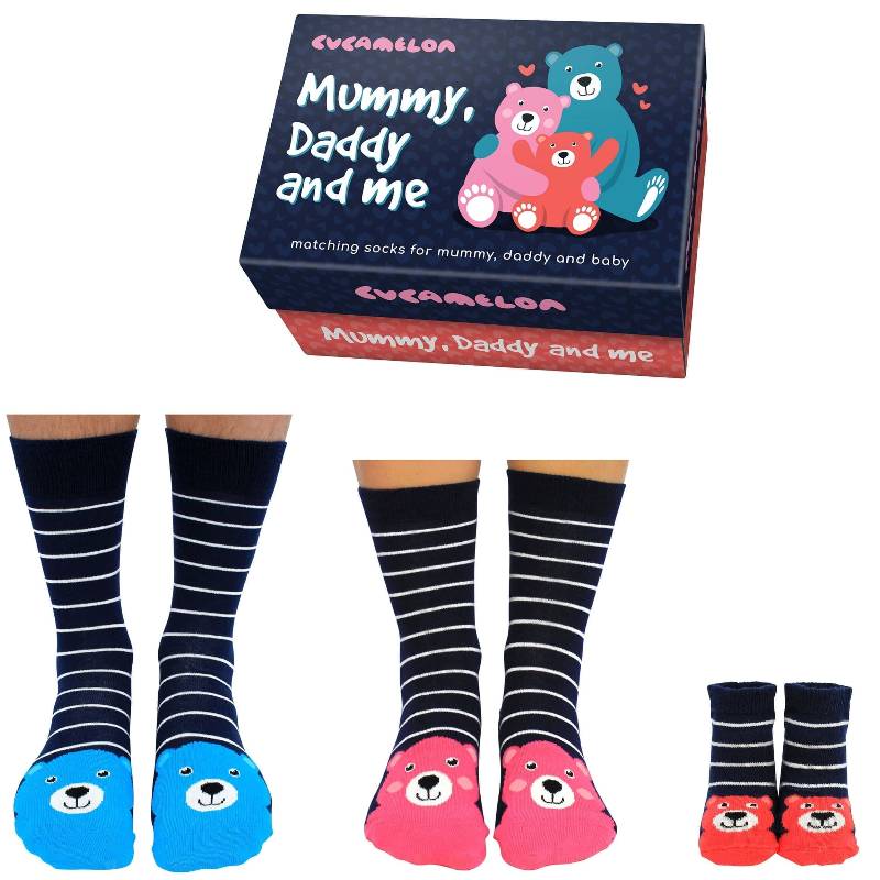 Mummy Daddy & Me Socks Gift Set
