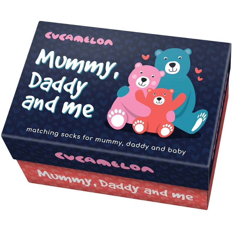 Mummy Daddy & Me Socken-Geschenkset