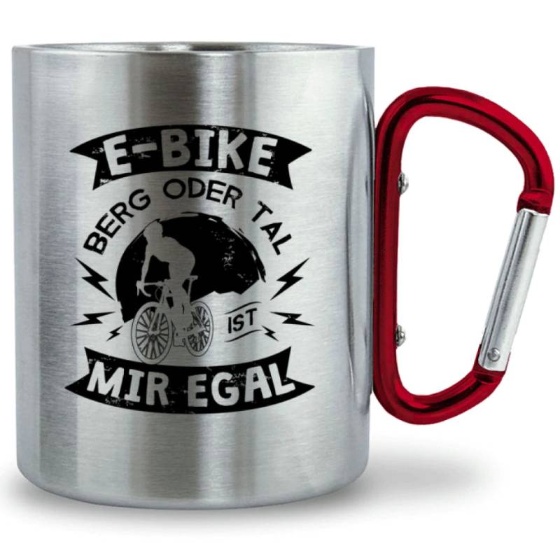E-Bike - Berg oder Tal, mir egal - Mug