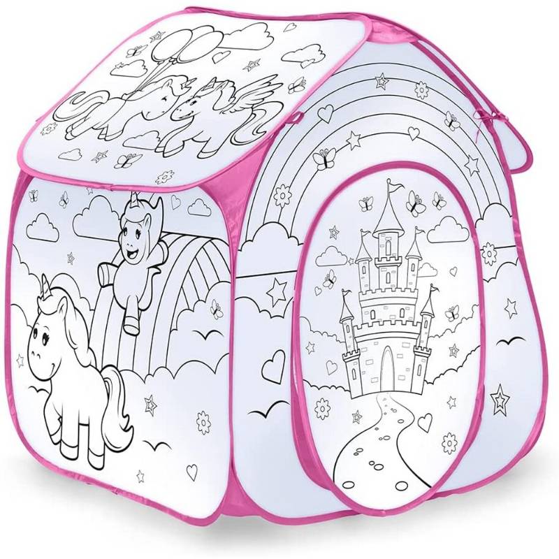 Colour Your Own Play Tent - Unicorn