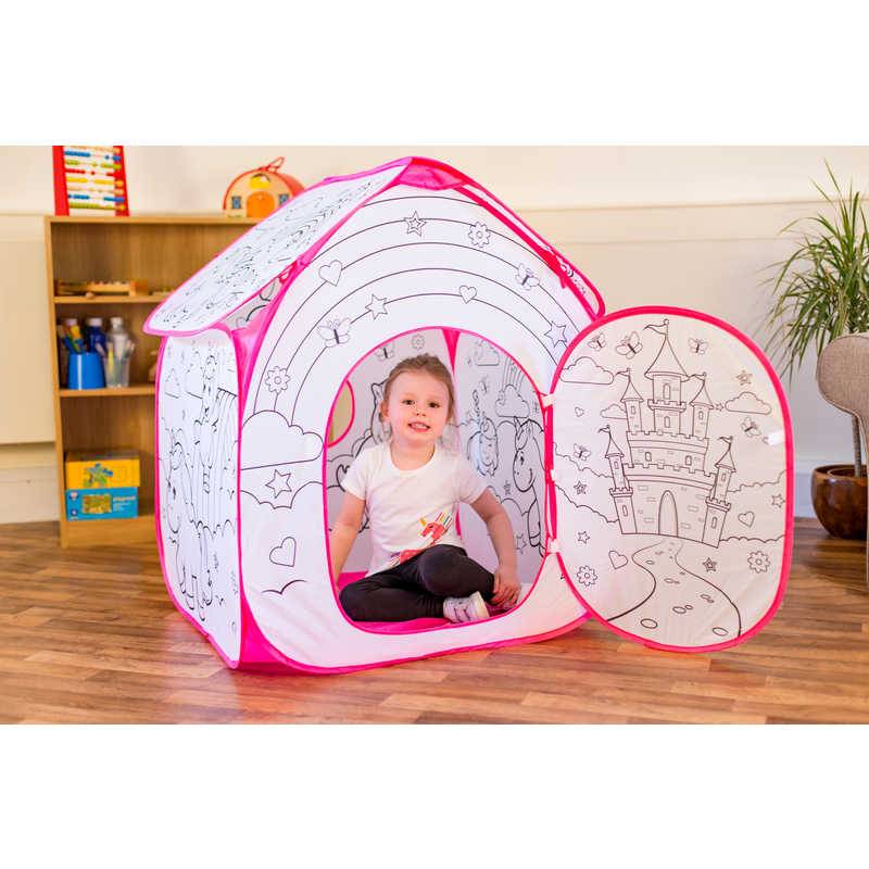 Colour Your Own Play Tent - Unicorn