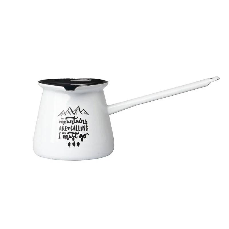Enamel Coffee Pot Mountains Are Calling