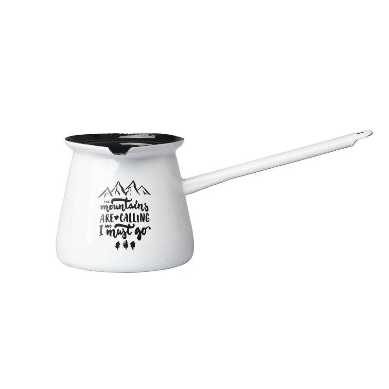 Caffettiera Turca in Metallo Smaltato Mountains Are Calling - Gadgets, Idee  regalo originali