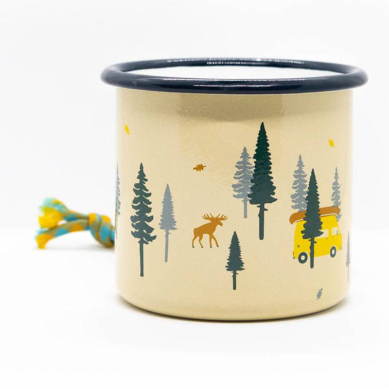 Emailletasse Wild & Free