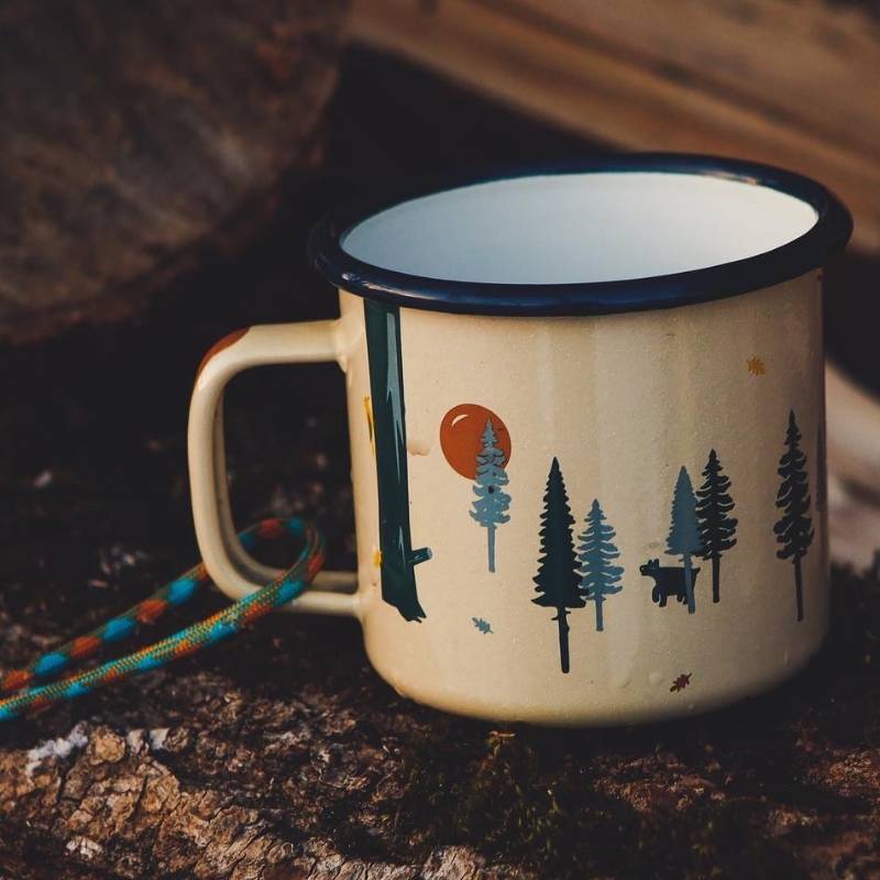 Wild & Free Enamel Mug