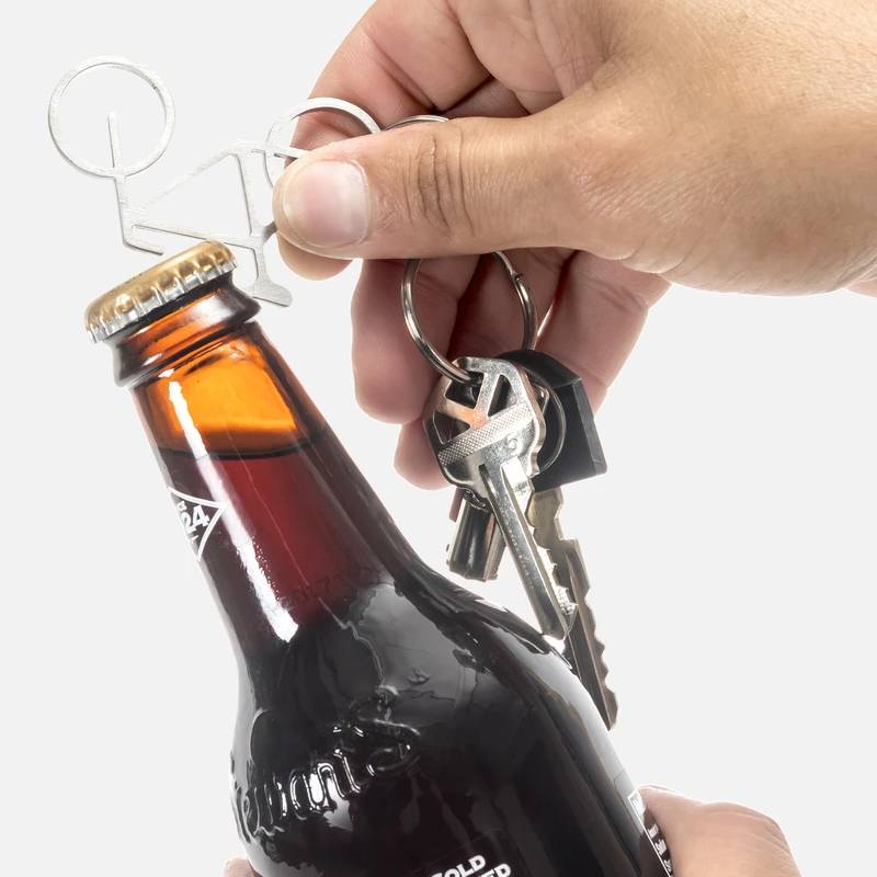 Bike Key Ring and Bottle Opener