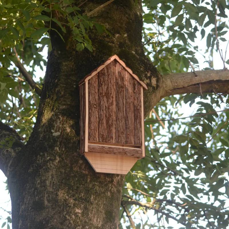 Wooden Bat House