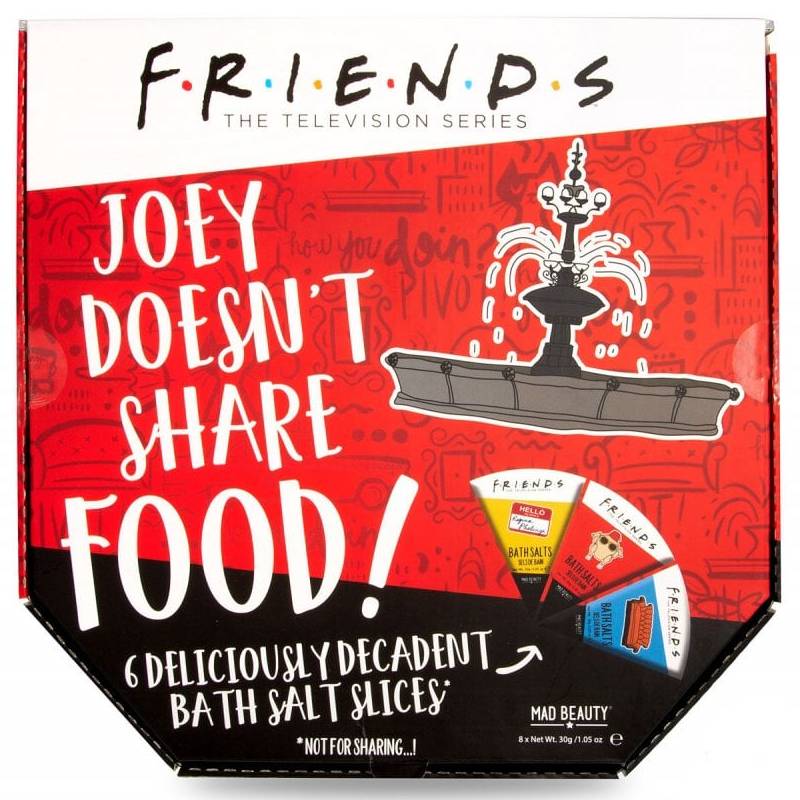 Friends Pizza Bath Salts Set