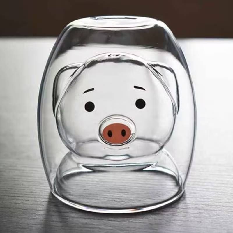 Pig Glass Cup