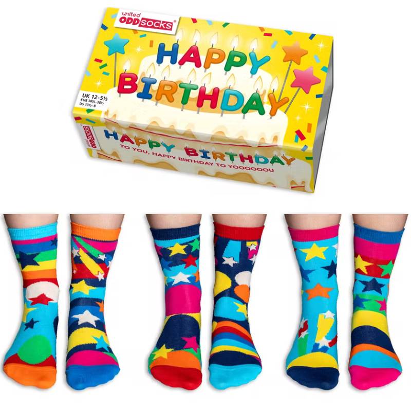 Set Cadeau de Chaussettes Happy Birthday