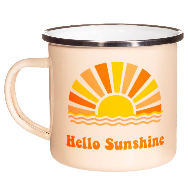 Hello Sunshine Enamel Mug