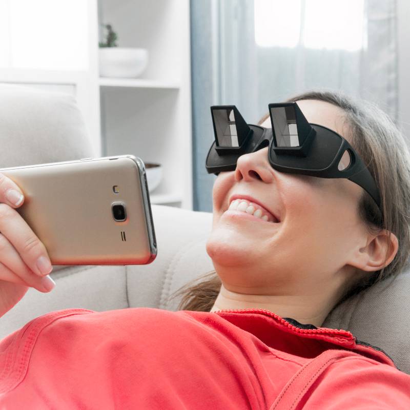 Horizontal Vision Glasses