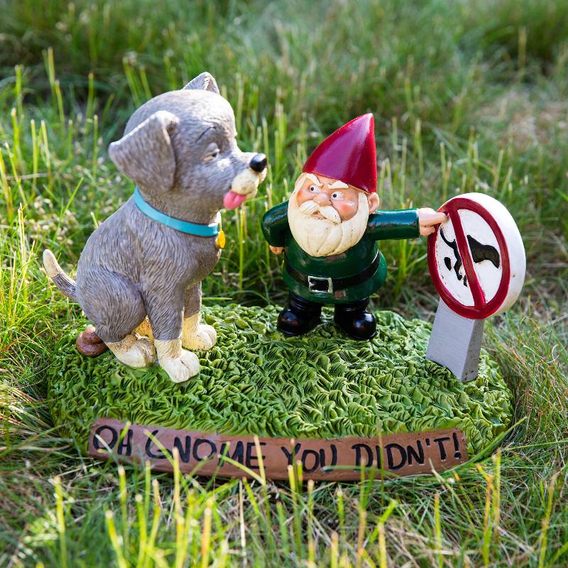 Pooping Dog Gnome
