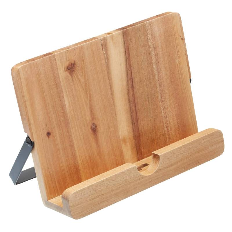 Acacia Wood Cookbook & Tablet Stand