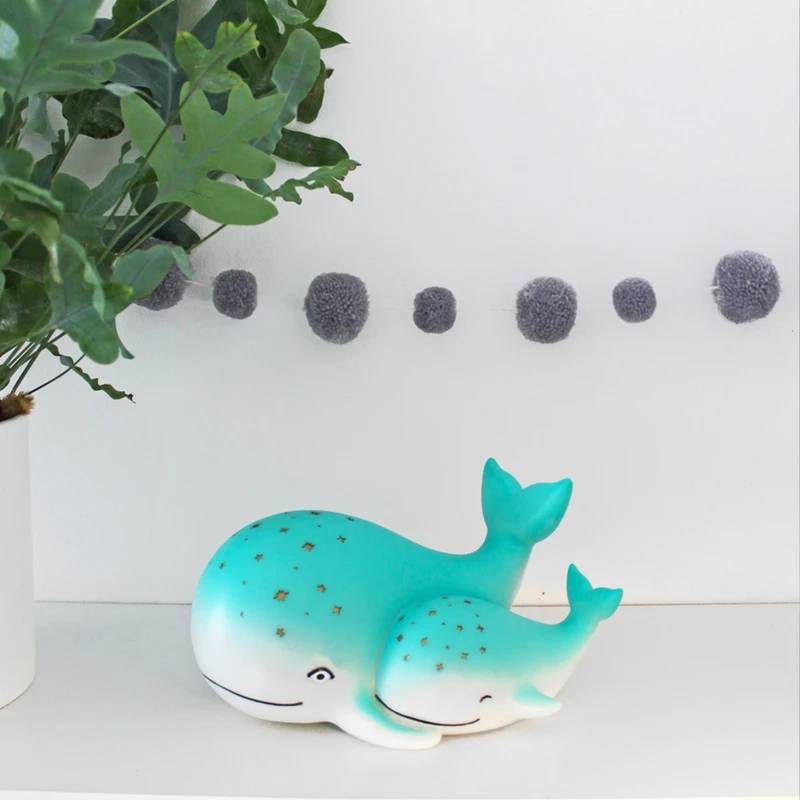 Lampe Mre et Bb Baleine