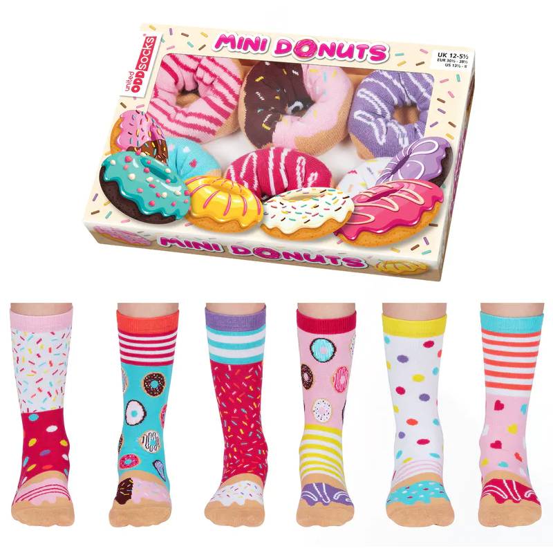 Mini-Donut Socken-Geschenkset