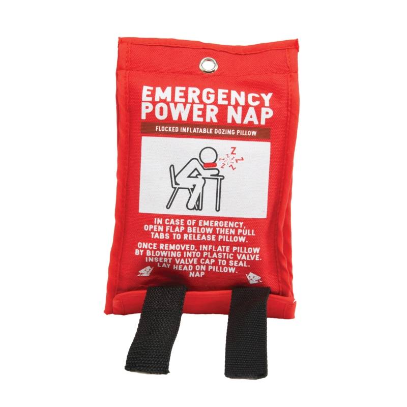 Emergency Power Nap Inflatable Pillow