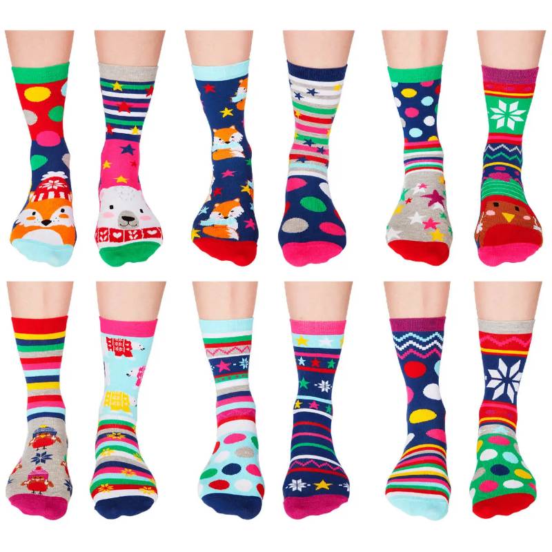 Calendrier de l'Avent A Very Oddsock pour Femmes