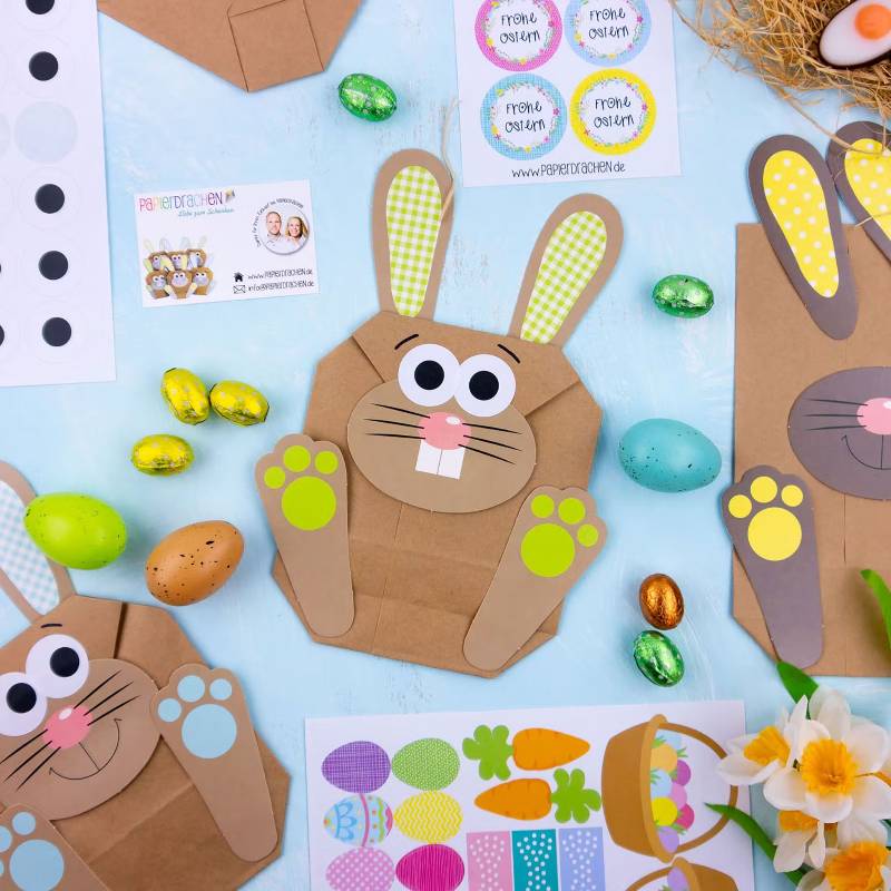 DIY Easter Bunny Gift Bags