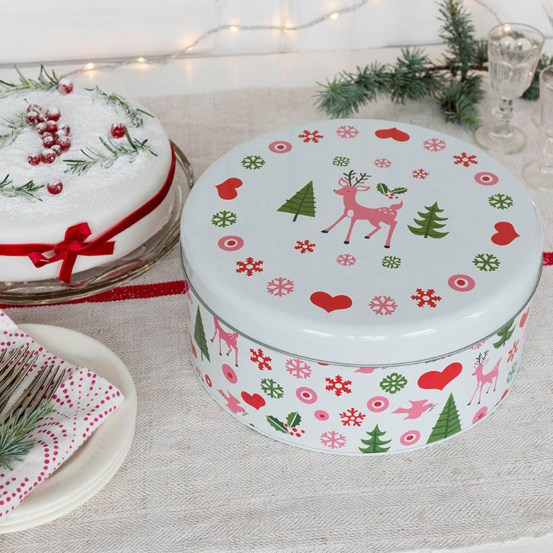 Christmas Cake Tin