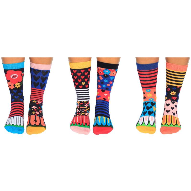 Coffret Cadeau Chaussettes Fleuries