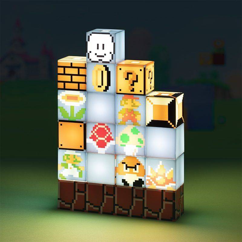 Super Mario Bros Block-Lampe