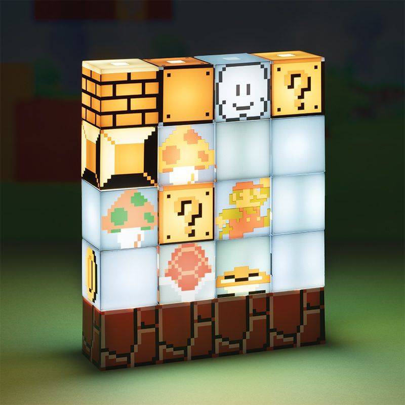 Super Mario Bros Block-Lampe