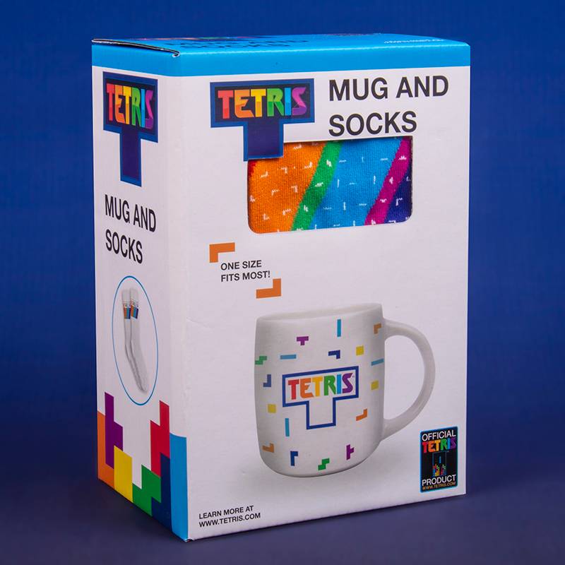 Set de Tasses et de Chaussettes Tetris